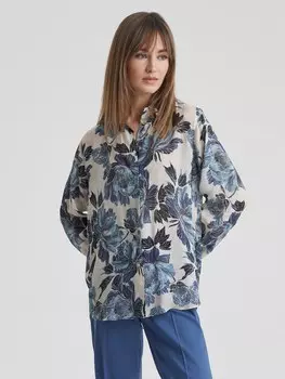 Блуза с цветочным принтом