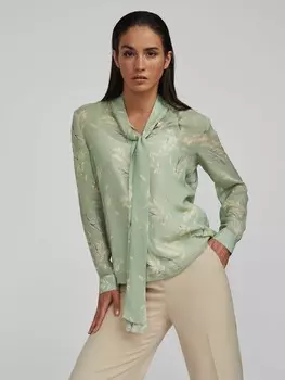 Блуза с лентами