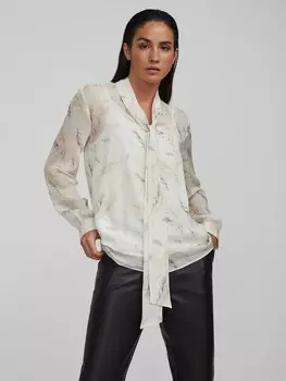 Блуза с лентами