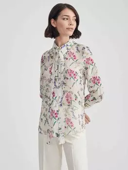 Блуза с лентами