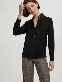 Блуза с отложным воротником