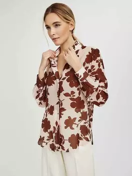 Блуза с принтом