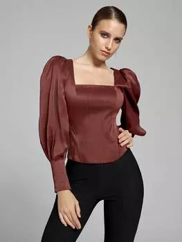 Блуза с пышными рукавами