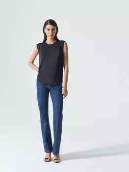 Блуза с разрезами