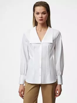 Блуза с широким воротником