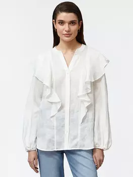 Блуза с воланами