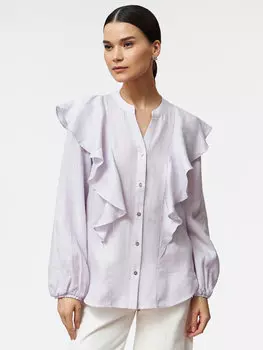 Блуза с воланами