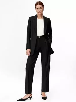 Брюки-бананы из шерсти