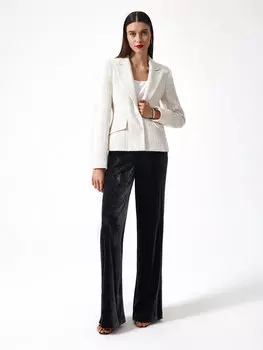 Брюки-клеш из бархата