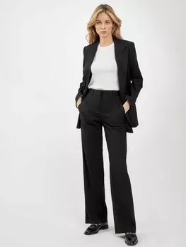 Брюки клеш из смесовой шерсти