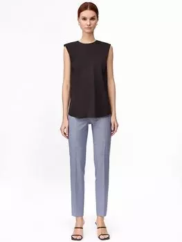 Брюки в гусиную лапку