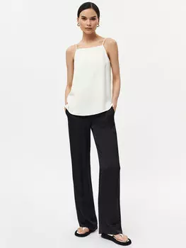 Брюки в пижамном стиле