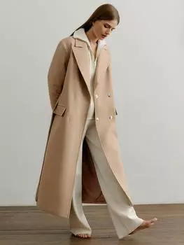 Двубортное пальто