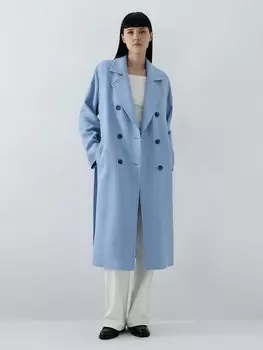 Двубортное пальто