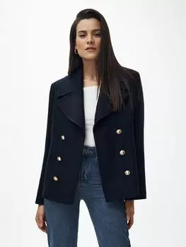 Двубортный блейзер с добавлением шерсти