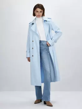 Двубортный тренч