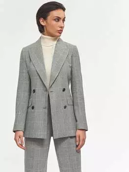 Двубортный жакет из шерсти