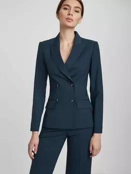 Двубортный жакет из шерсти