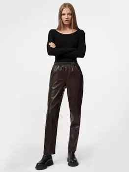 Джоггеры из экокожи