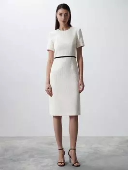 Фактурное платье из хлопка