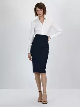 Юбка-карандаш из шерсти