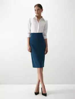 Юбка-карандаш из шерсти