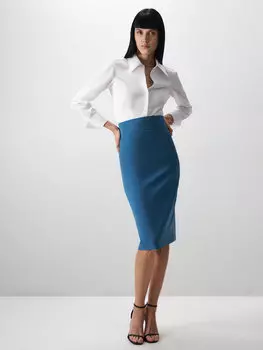 Юбка-карандаш из шерсти