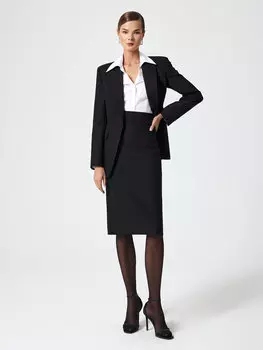 Юбка-карандаш из шерсти