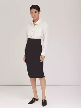 Юбка-карандаш из смесовой шерсти