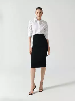 Юбка-карандаш с завышенной талией