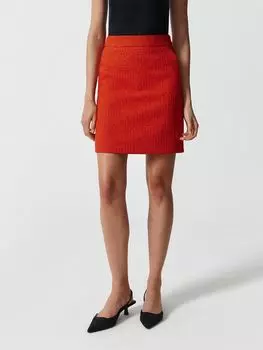 Юбка-мини из фактурного хлопка