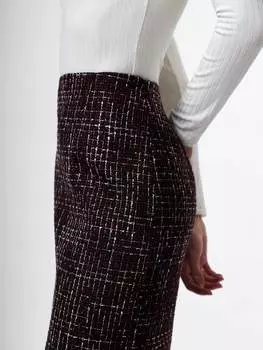 Юбка мини из твида