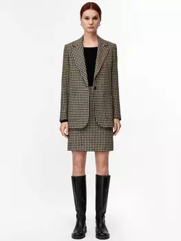 Юбка мини в клетку