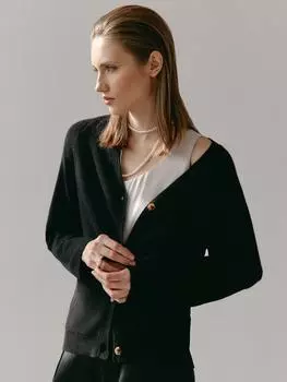 Кардиган из шерсти с кашемиром