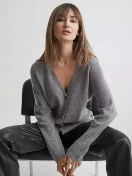 Кардиган из шерсти с кашемиром