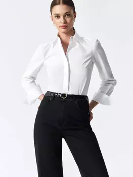 Классическая блуза из плотного хлопка