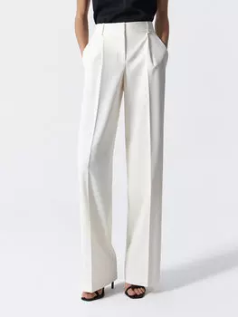 Классические брюки из смесовой шерсти