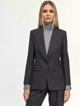 Костюмный жакет в клетку