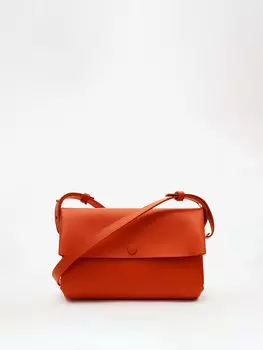 Кожаная сумка с плечевым ремнем