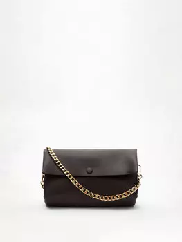 Кожаная сумка с плечевым ремнем