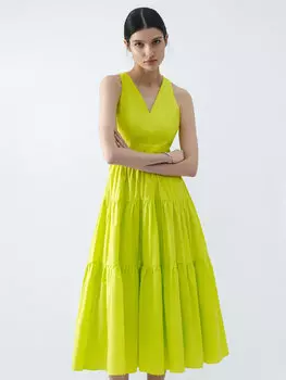 Летнее платье из хлопка