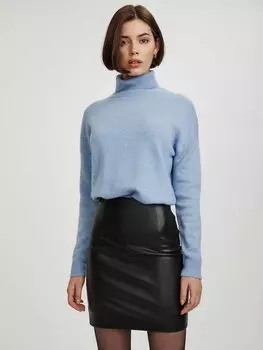 Мини-юбка из искусственной кожи