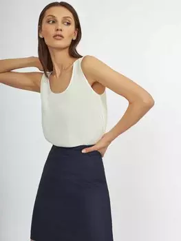 Мини юбка с высокой посадкой