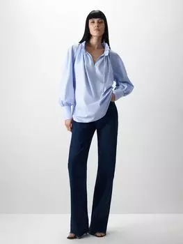 Объемная блуза из натурального хлопка