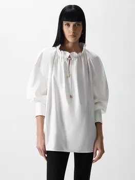 Объемная блуза из натурального хлопка