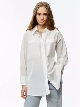 Объемная оверсайз рубашка