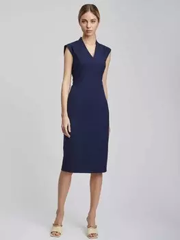 Облегающее платье из шерсти