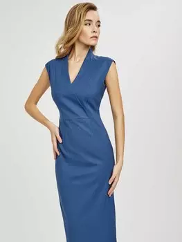 Облегающее платье из шерсти