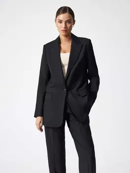 Однобортный прямой жакет