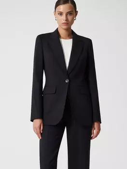 Однобортный жакет из шерсти